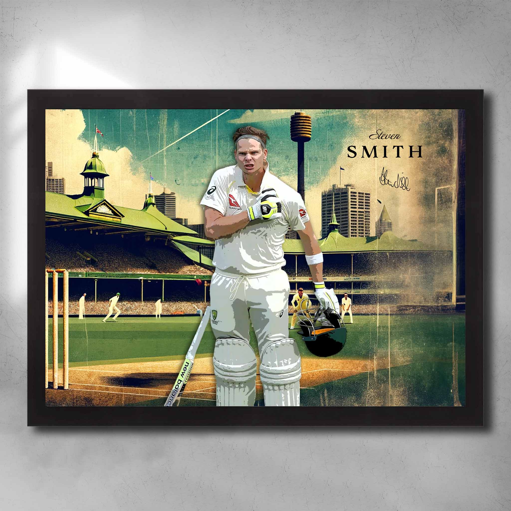 Steve Smith Ashes Hero Cricket Art