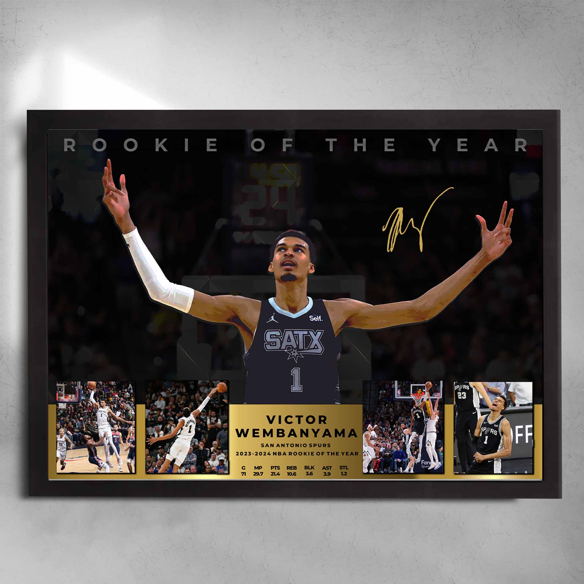 Victor Wembanyama Rookie of the Year Art