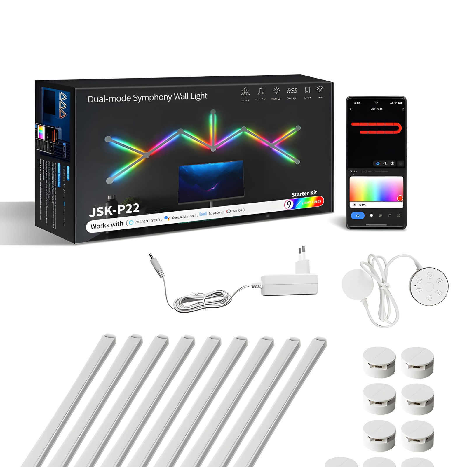 Apex Smart Wall Light Line(9 line )