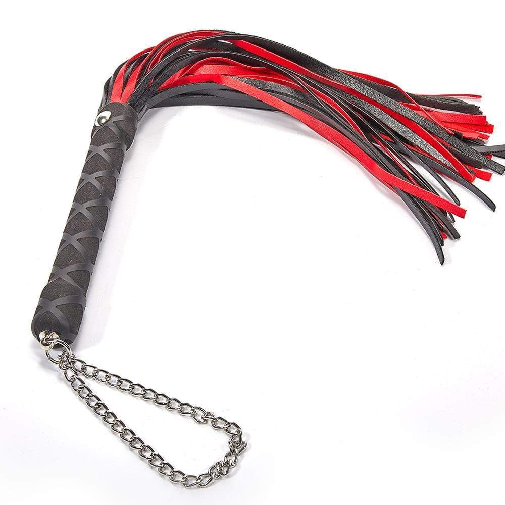 Black-Red Spanking Flirting Whip