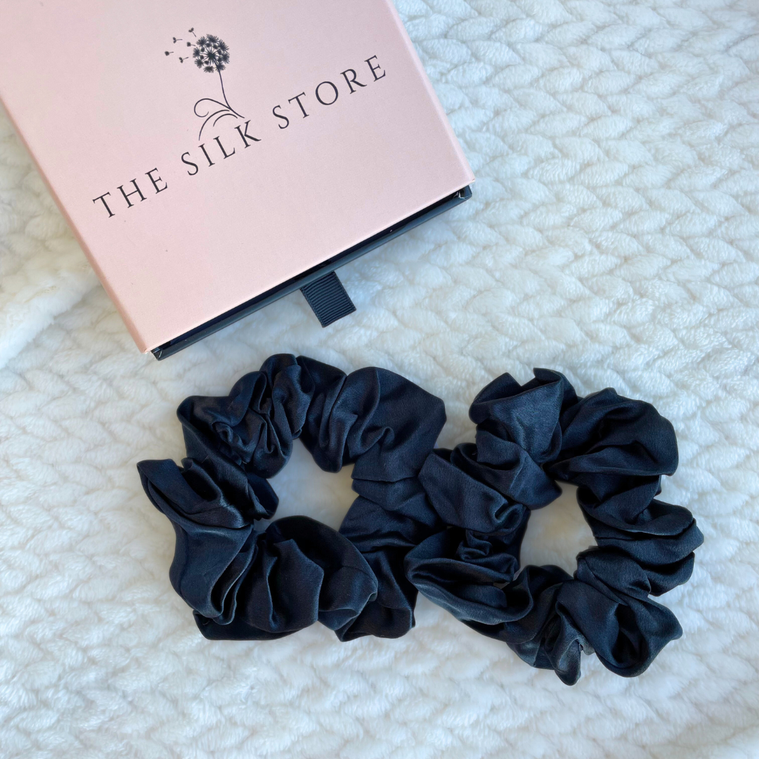 Medium Pure Silk Scrunchies