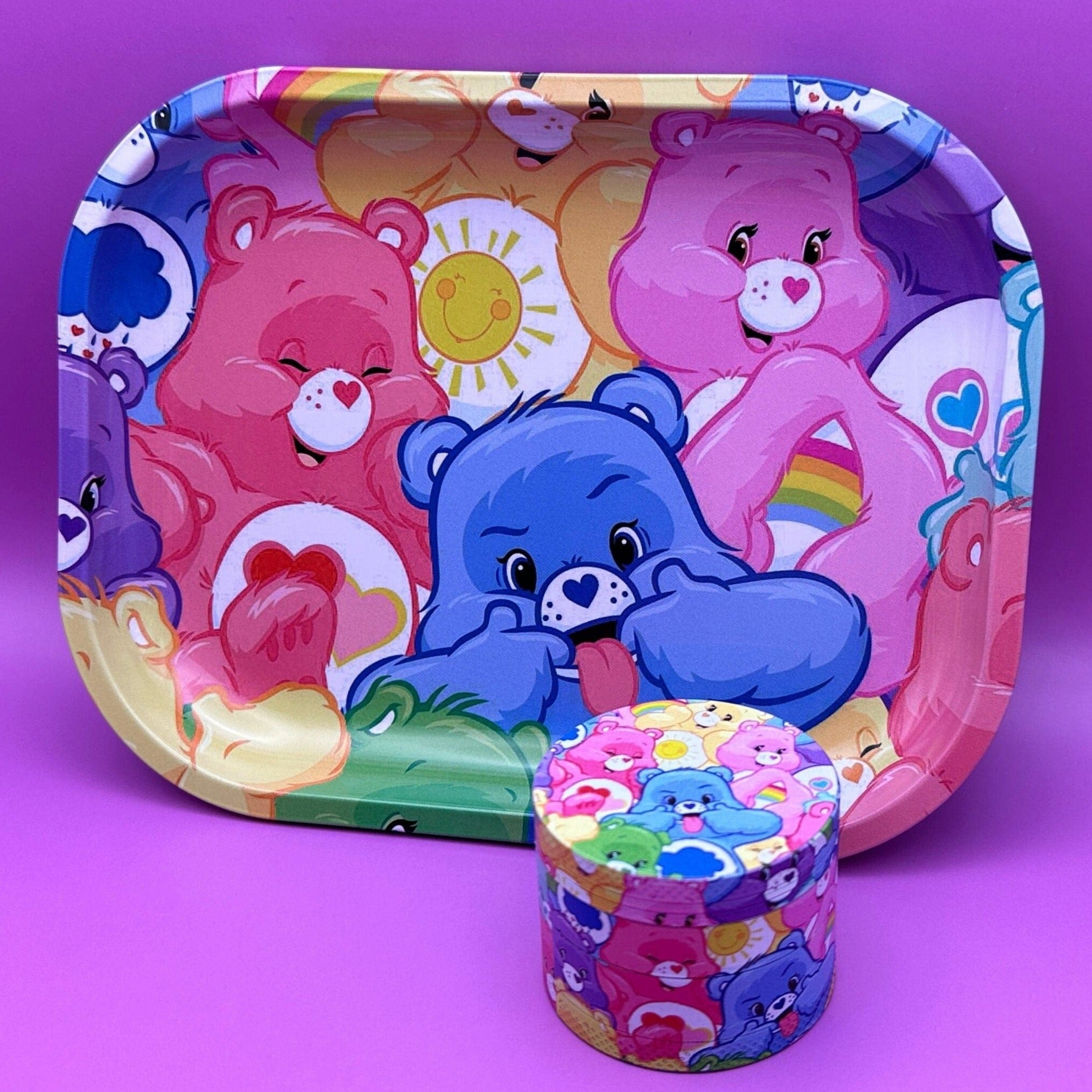 Rolling Tray & Grinder Set "Cute Bears"