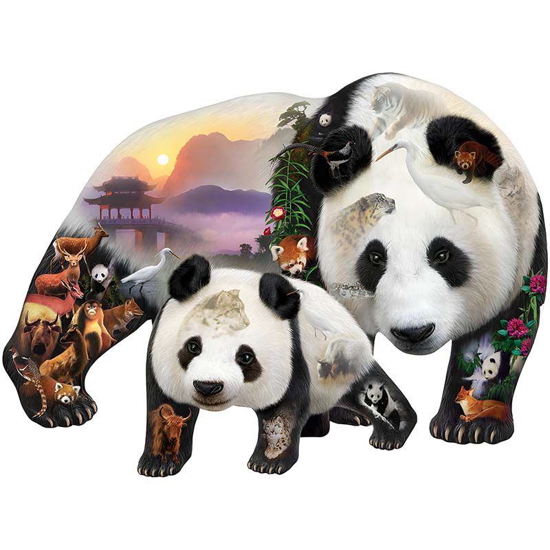 Puzzle panda home