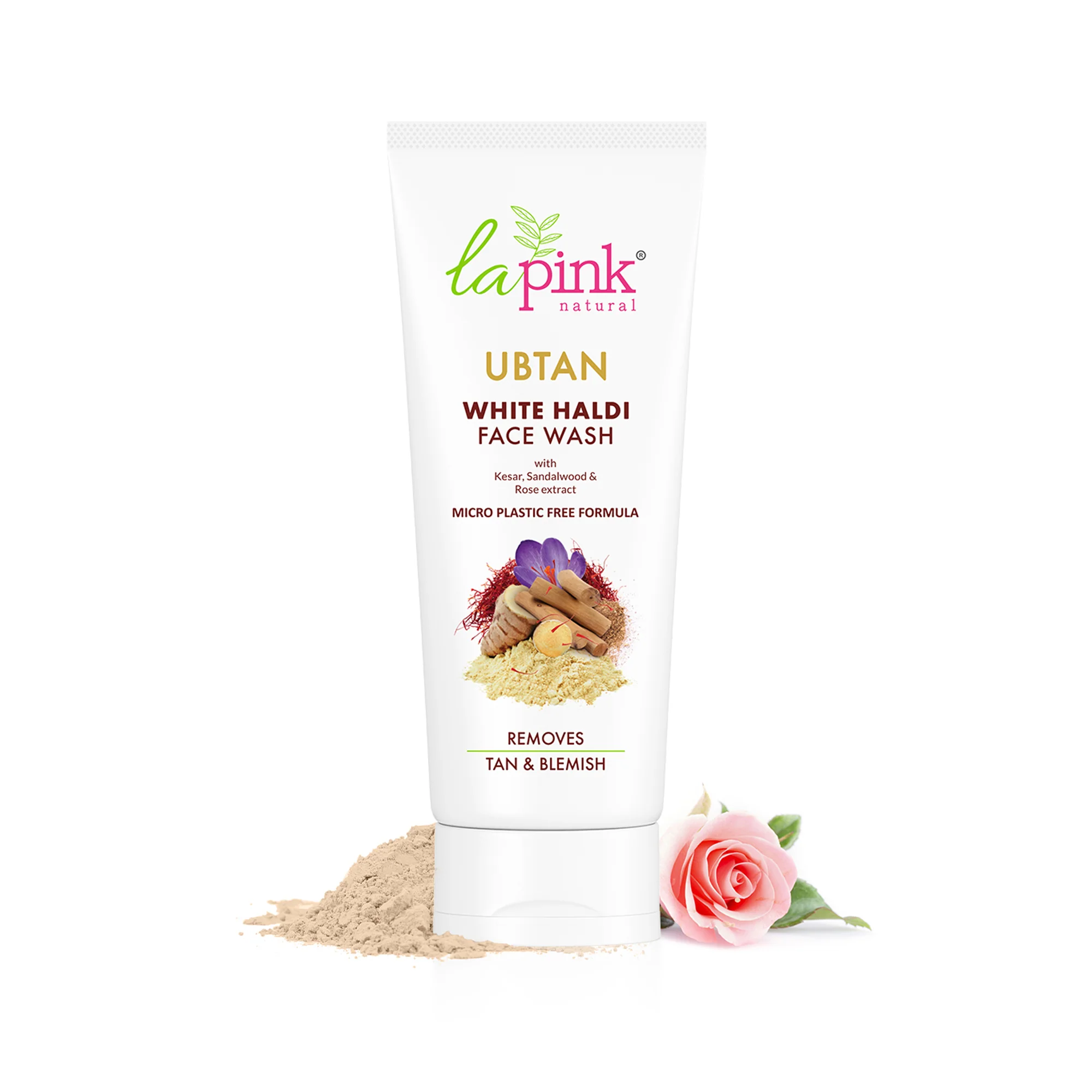 Ubtan White Haldi Face Wash With Saffron for Tan Removal