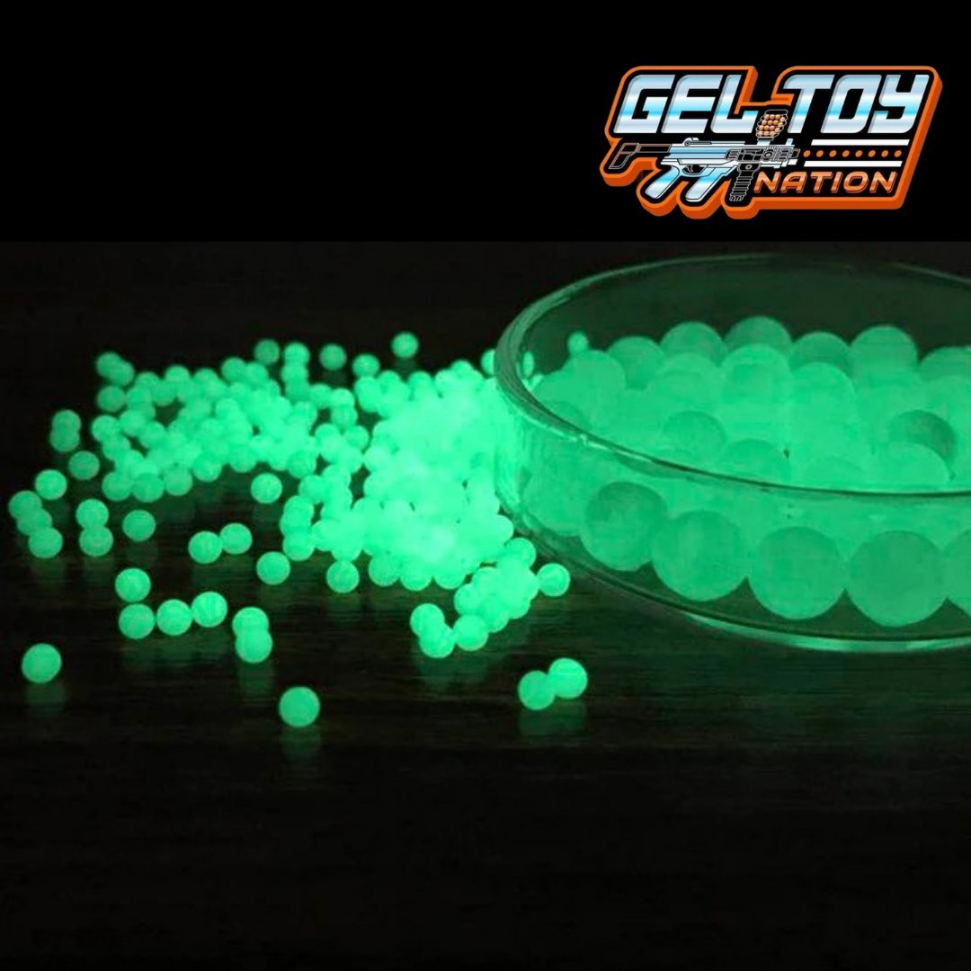 Gel Toy Nation Glow In The Dark Gel Bead Ammo 40,000 Beads