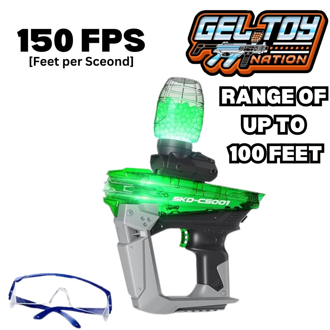 Gel Toy Nation SPECIAL GLOW IN DARK EDITION Gel Blaster GREEN