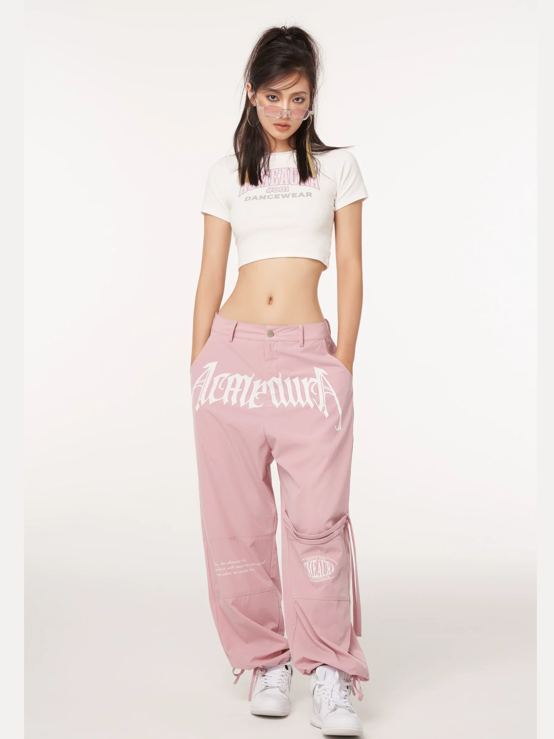 AcmeAura® Hiphop Loose Leg Wide Leg Casual Pants KT1000