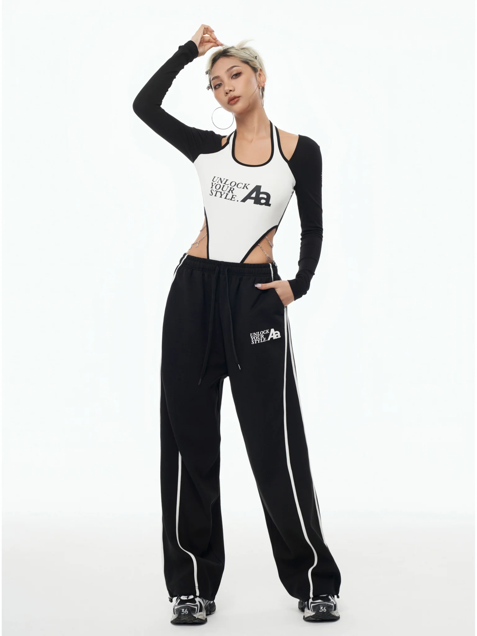 AcmeAura®  Jazz Handsome Street Sports Pants KT2875