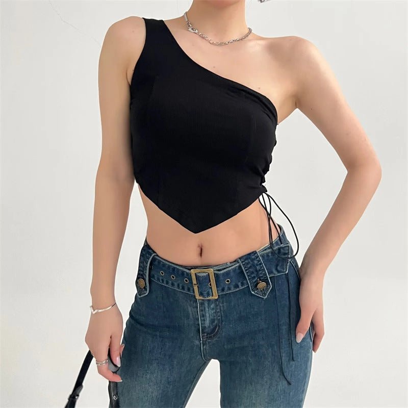 CHIC Irregular Sexy Lanyard Strap Vest Top Spring KT117