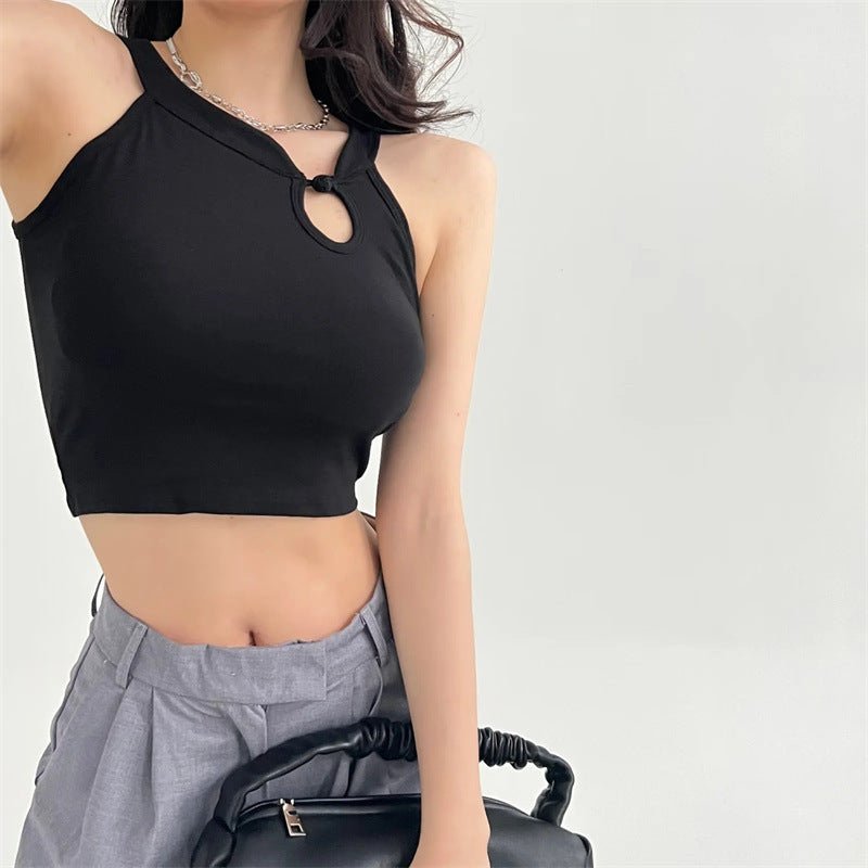 CHIC Sexy Vest with Chest Pad Short Top Spring KT114