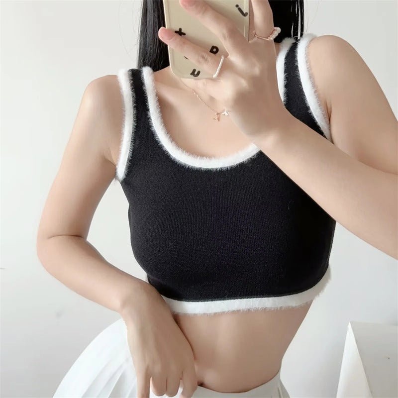 CHIC U-neck Vest Halter Top Spring Girl's Top KT120