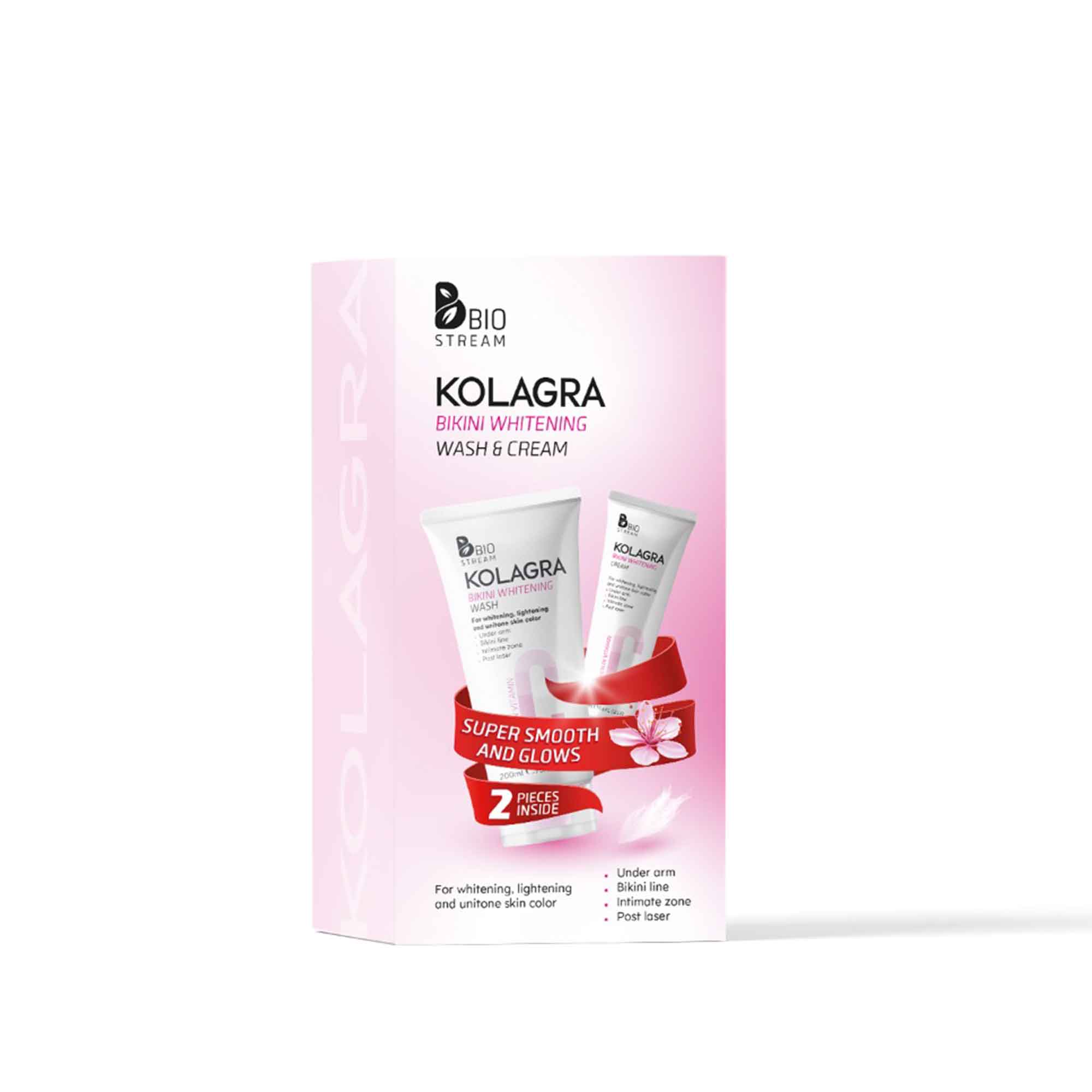 Kolagra Offer Bikini Routine ( Bikini wash + Bikini Cream)