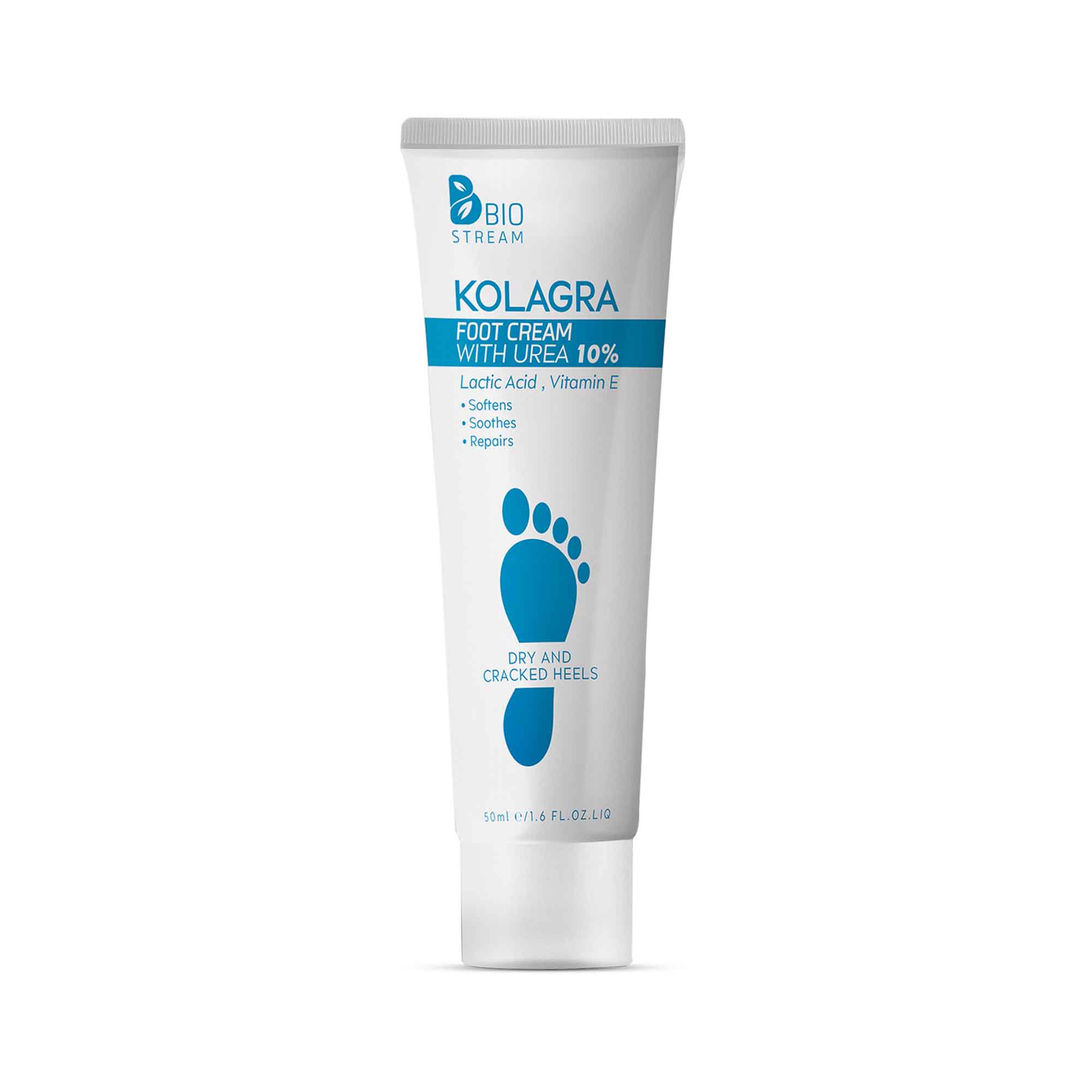 Kolagra foot cream for dry & Cracked heels 10% UREA