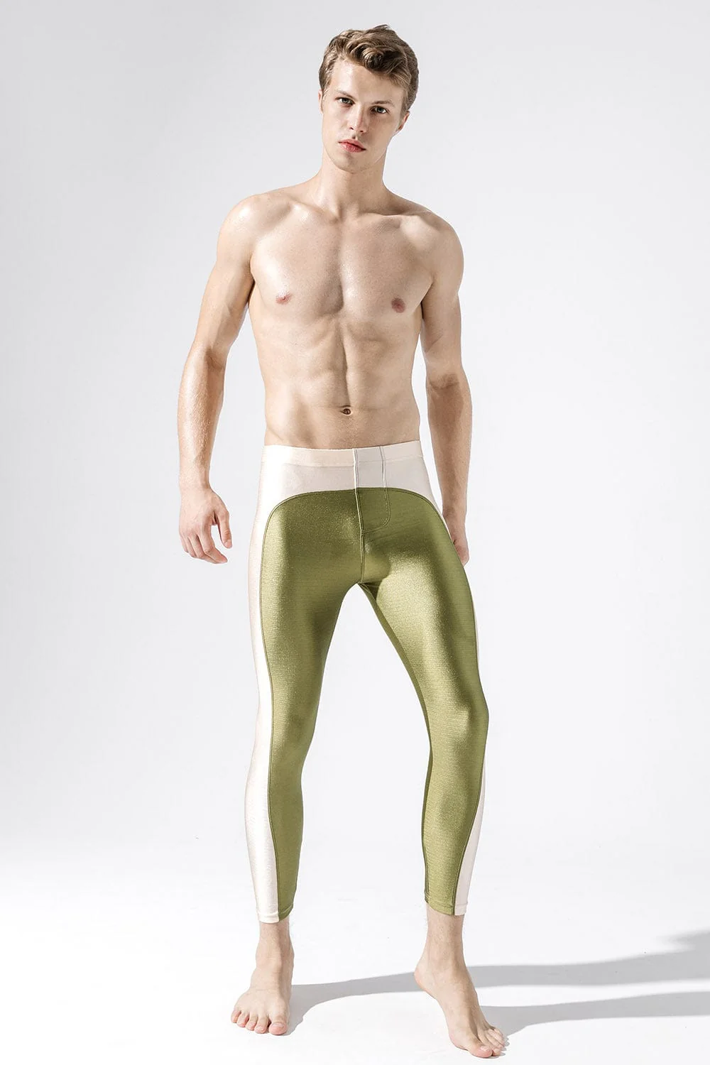 Men's Sports Fitness Tights Leggings Ankle Pants