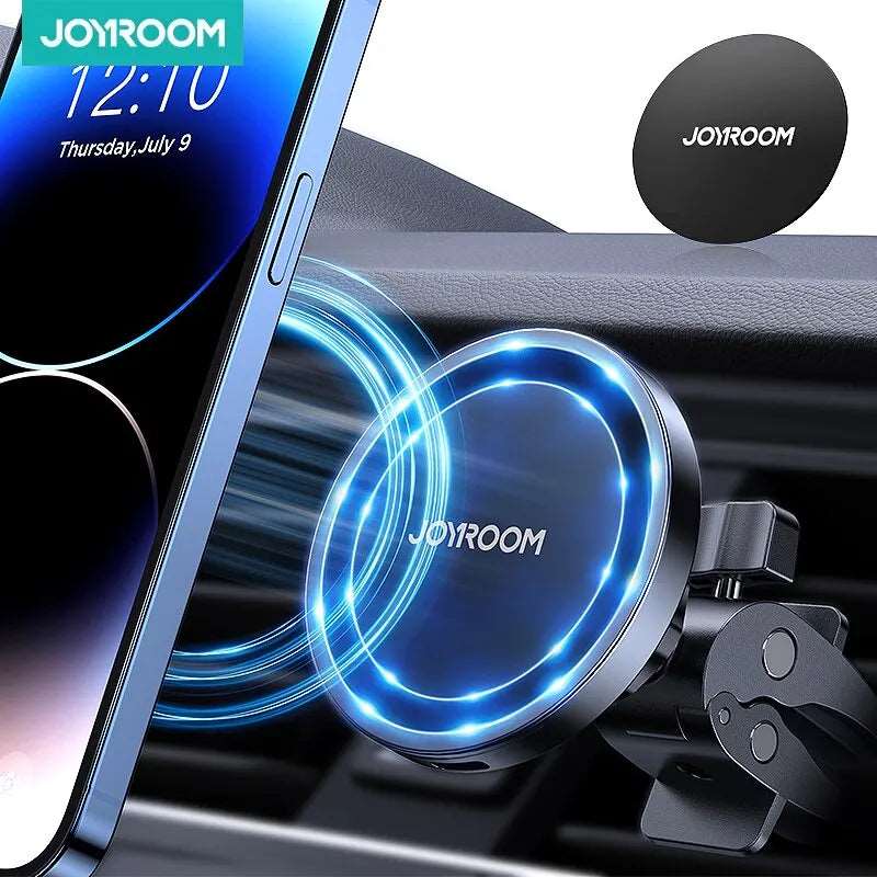 Joyroom Magnetic Car Phone Holder | 15W Qi Wireless Fast Car Charger For iPhone 14 13 12 Series