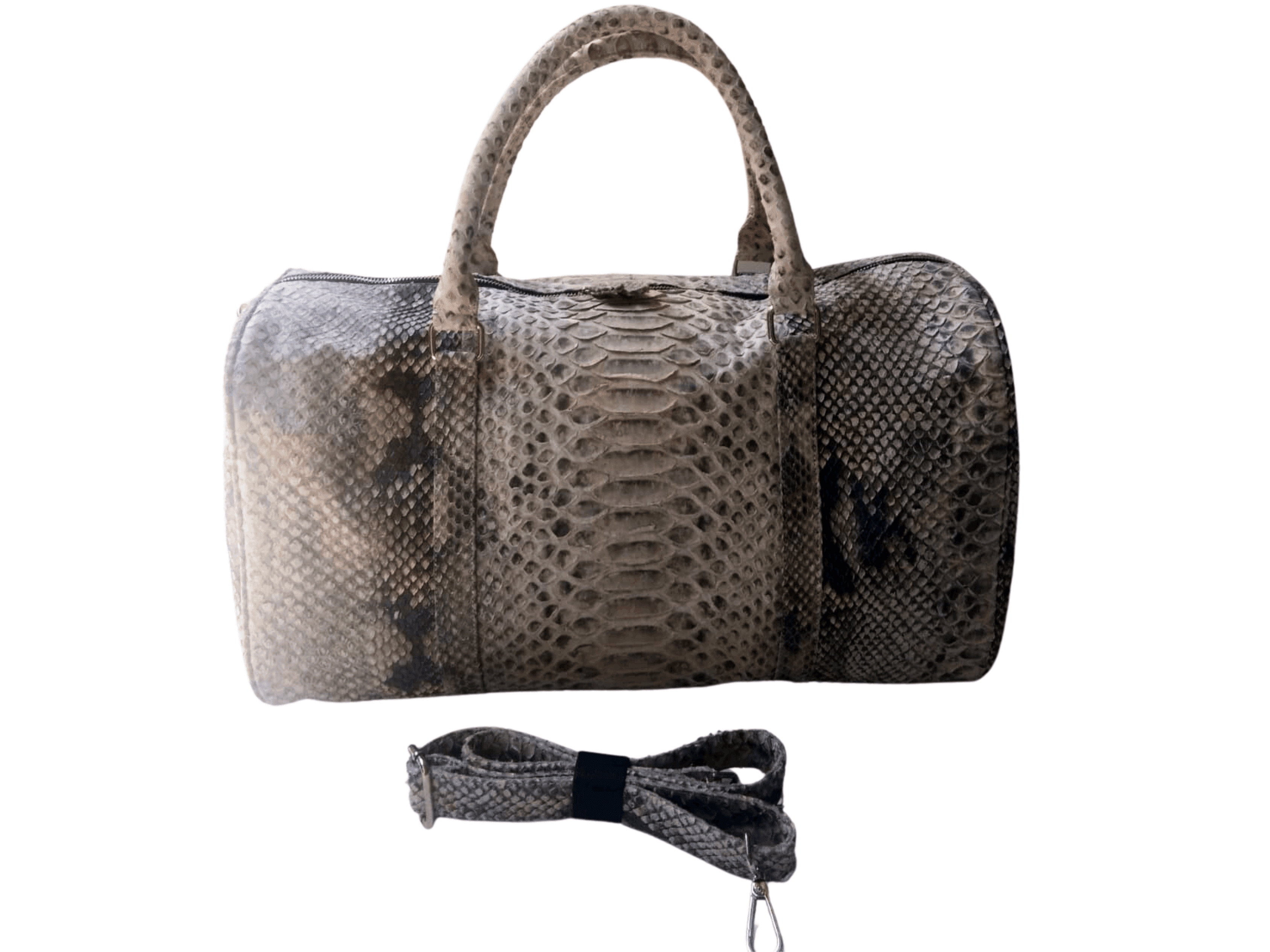 Snakeskin Weekender Bag