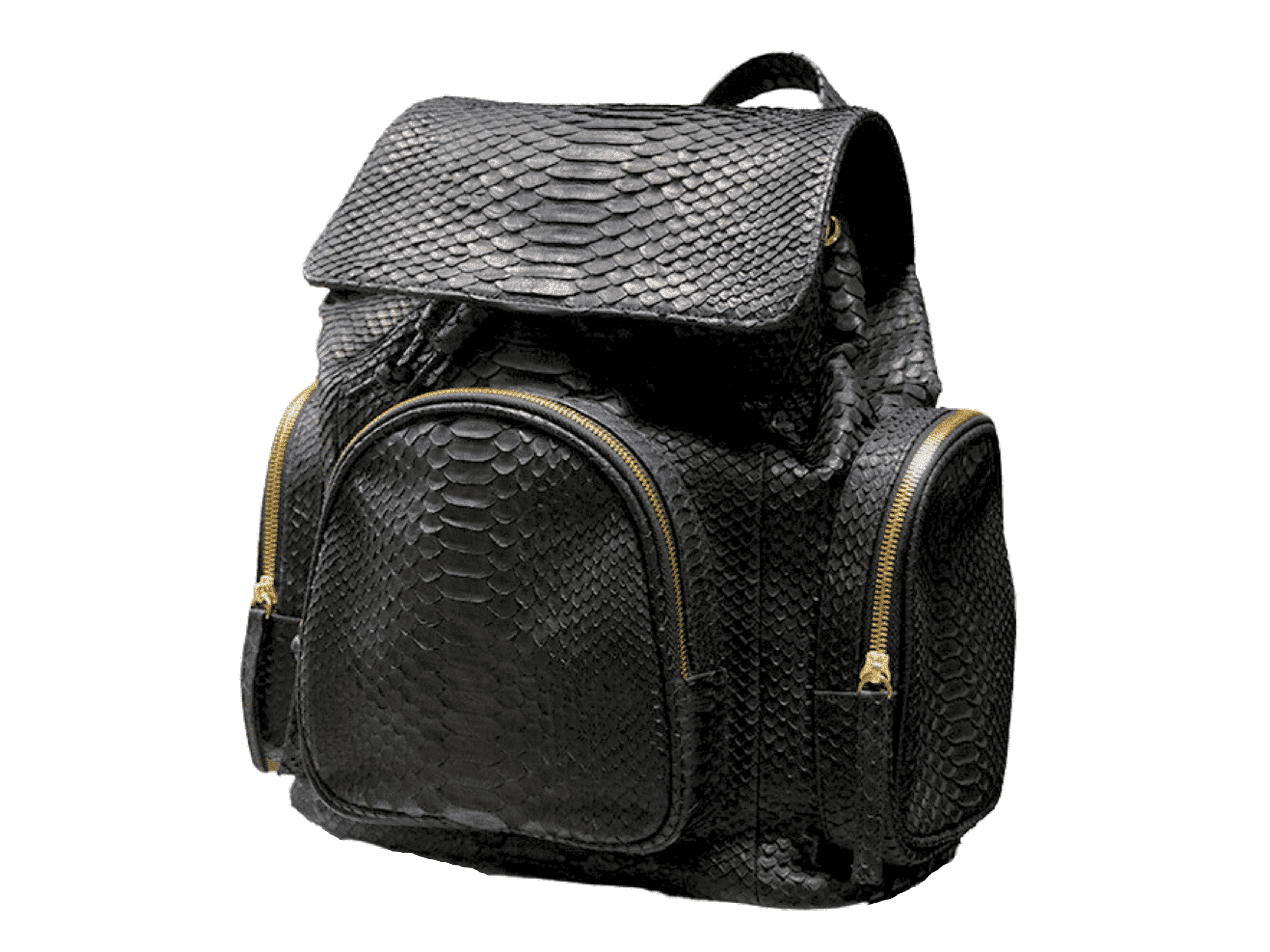 Snakeskin Backpack Purse