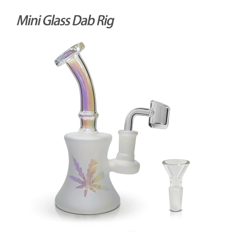 Waxmaid 5.9" Shower Head Mini Glass Dab Rig Kit