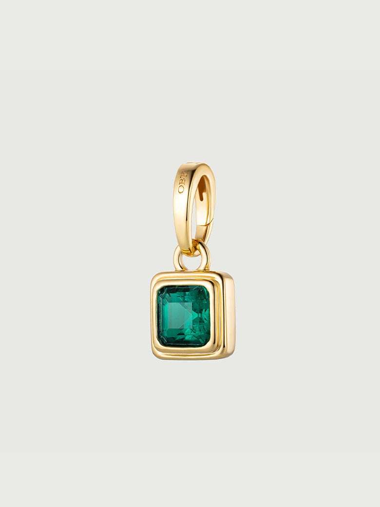 Lab Grown Emerald Charm 2.00 Carat