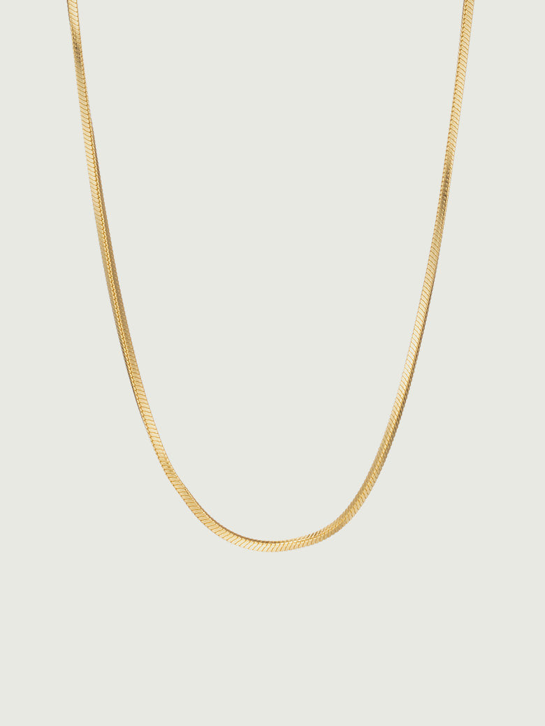 Square Snake Chain Necklace 41cm/16"