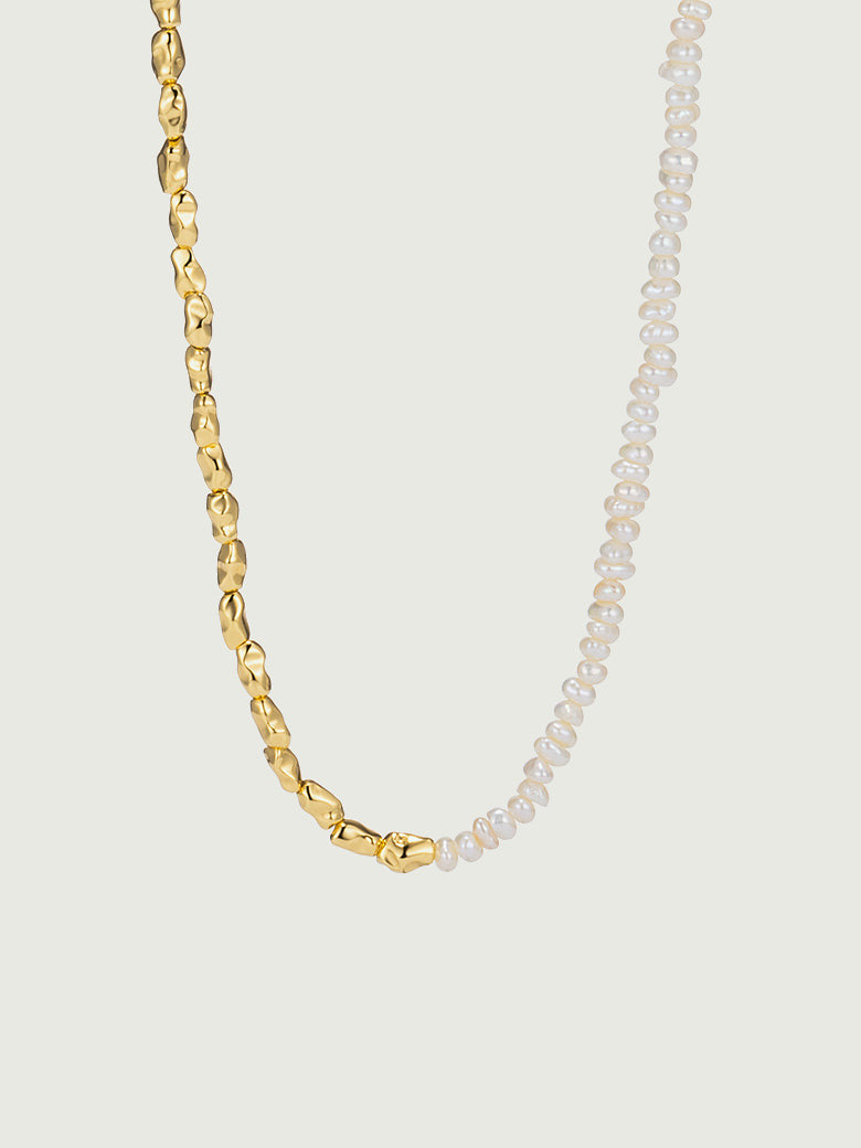 Pearl Nugget Beaded Necklace