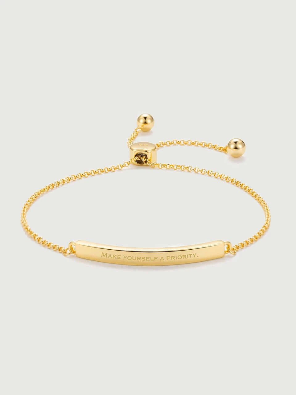 Engravable Bar Adjustable Bracelet