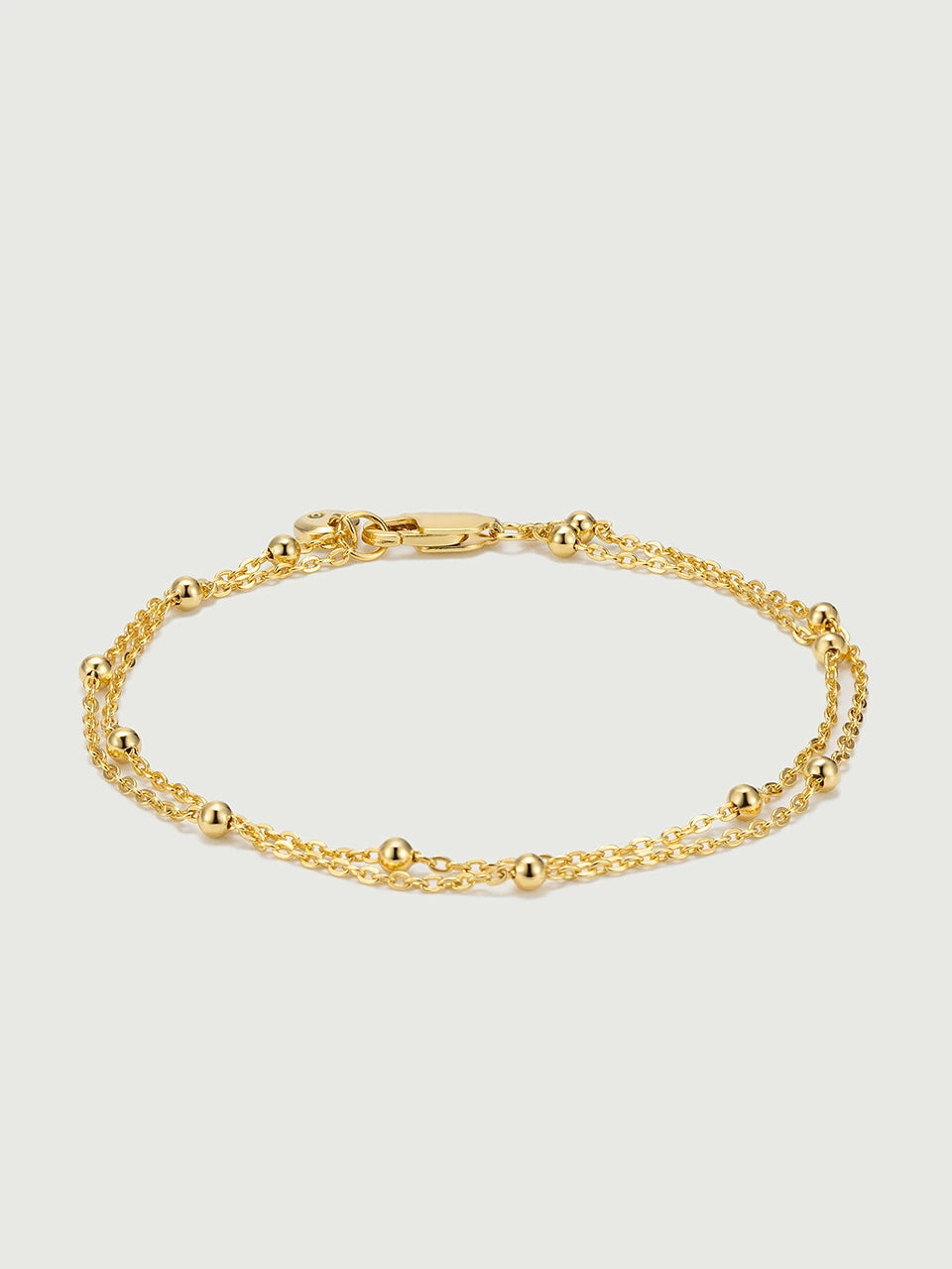 Spheres Double Chain Bracelet