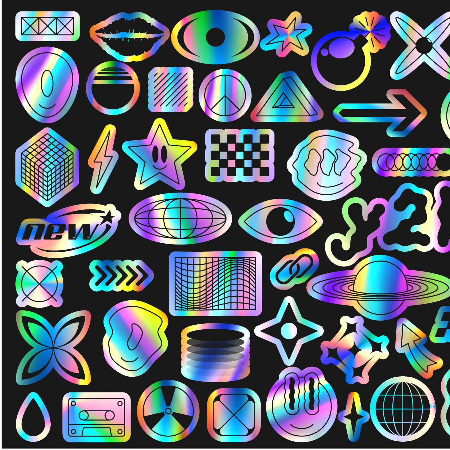 Custom Holographic Stickers