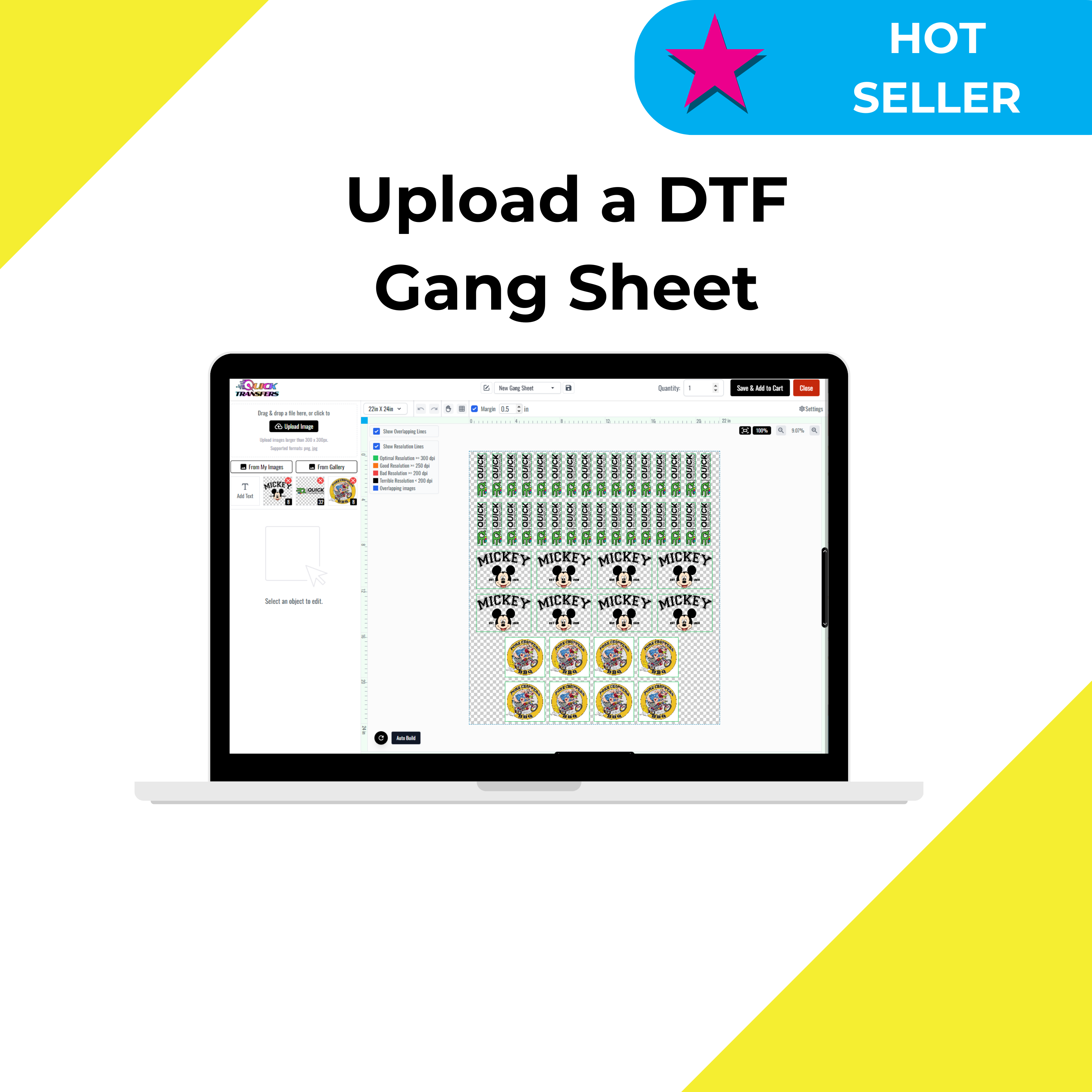 Upload Your Own Gang Sheet (DTF)