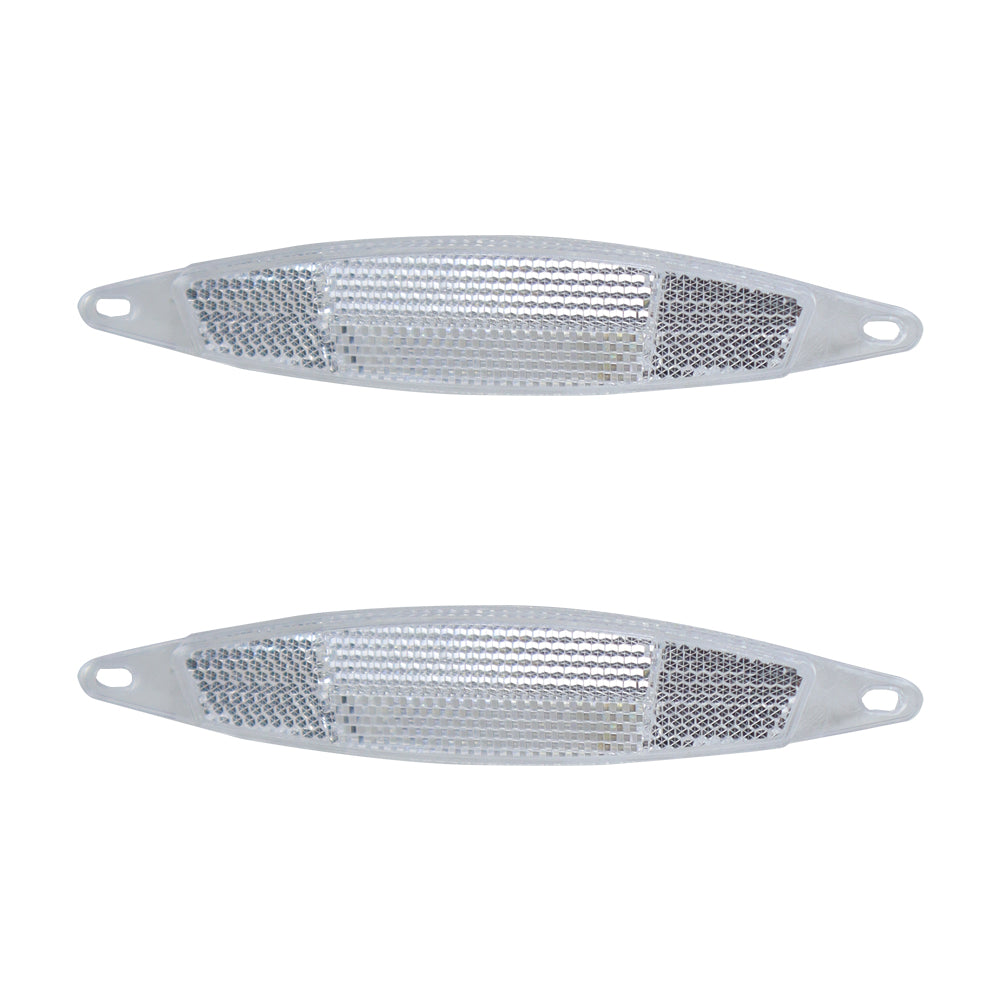 White Wheel Spoke Reflector（2 PC）