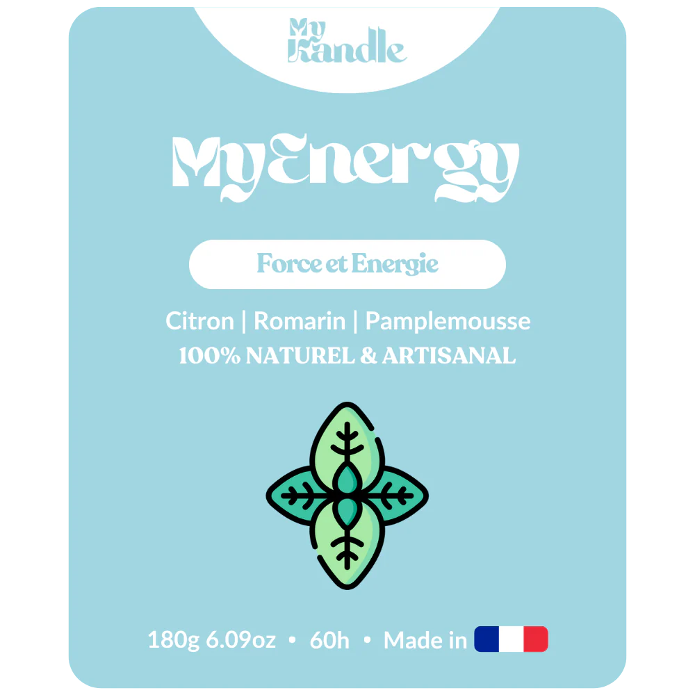 MyEnergy - Bougie d'Aromathérapie