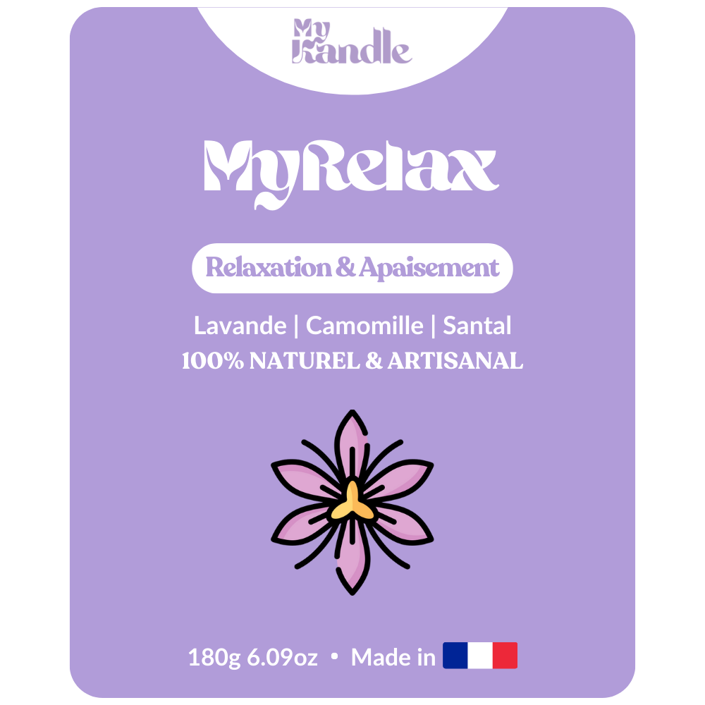 MyRelax - Bougie d'Aromathérapie