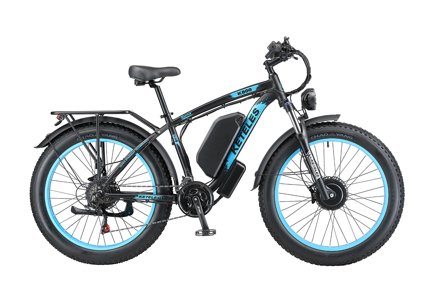 Dual Motor Fat Tire Ebike K800
