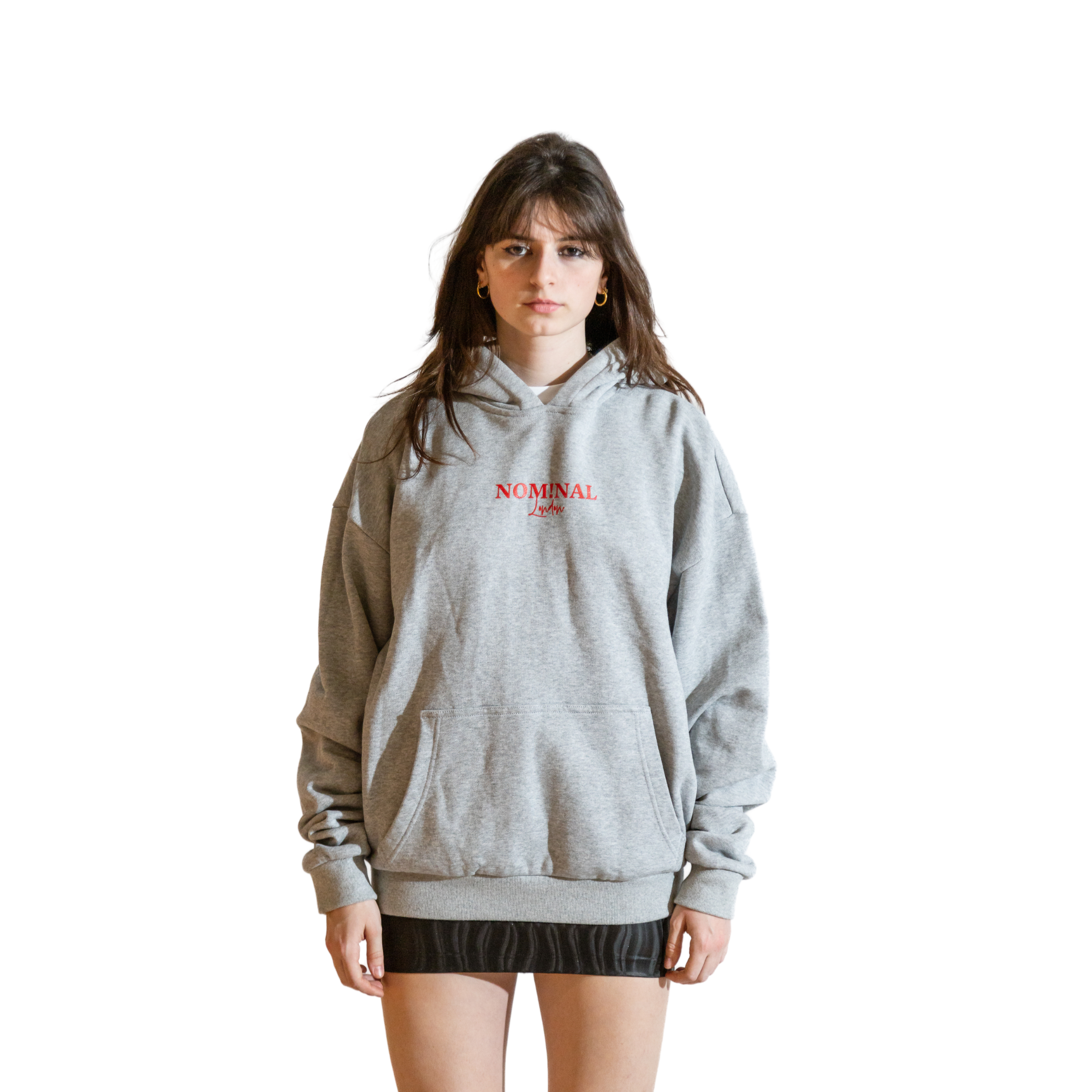 Grey ICON Hoodie  Feminine Style