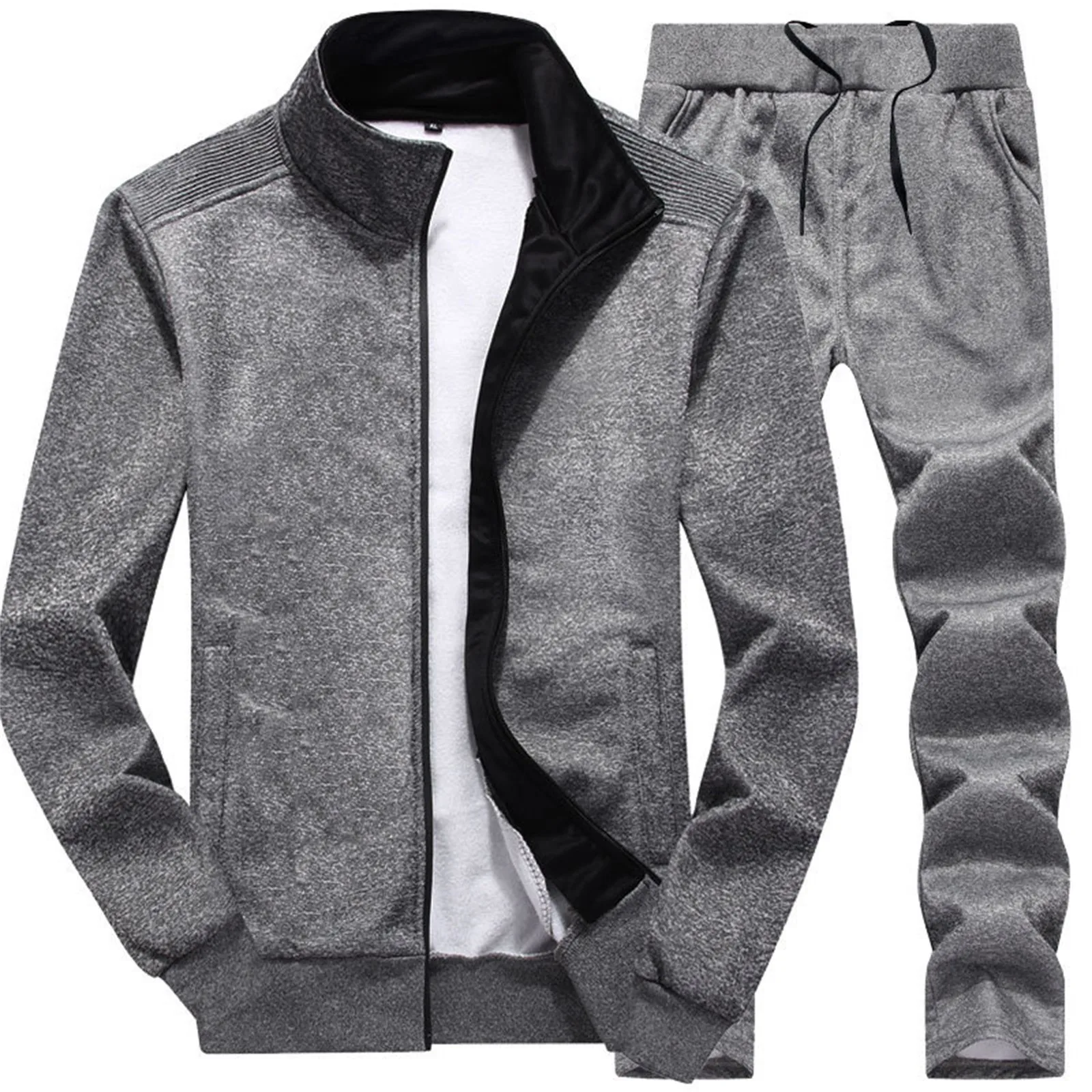 Men Clothing 2 Pieces Sets Gym Outfits