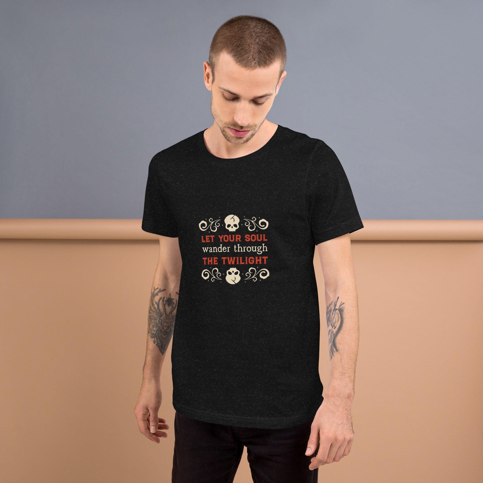 Skull and quote t-shirt