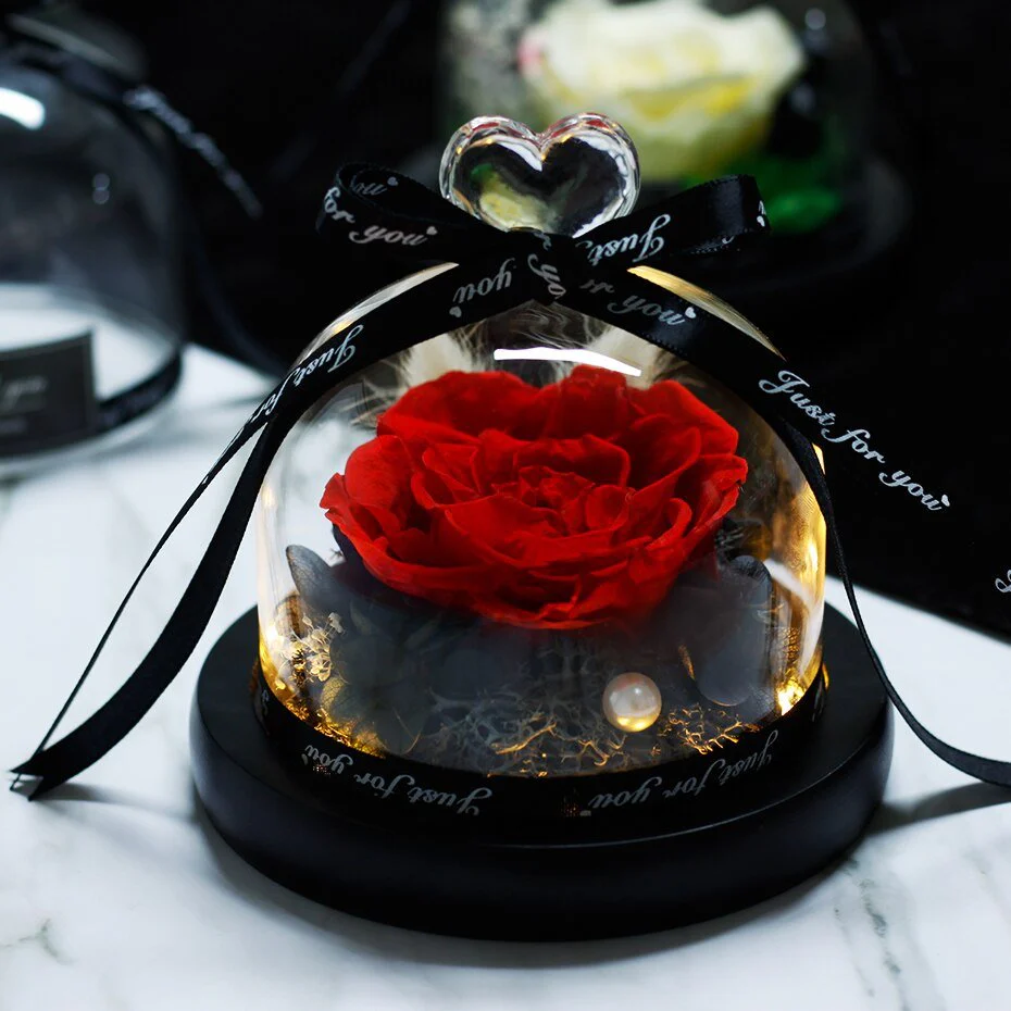 Dried & Handmade Eternal Rose Red