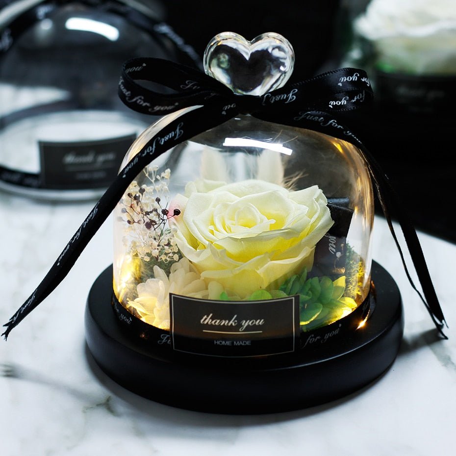 Dried & Handmade Eternal Rose Yellow