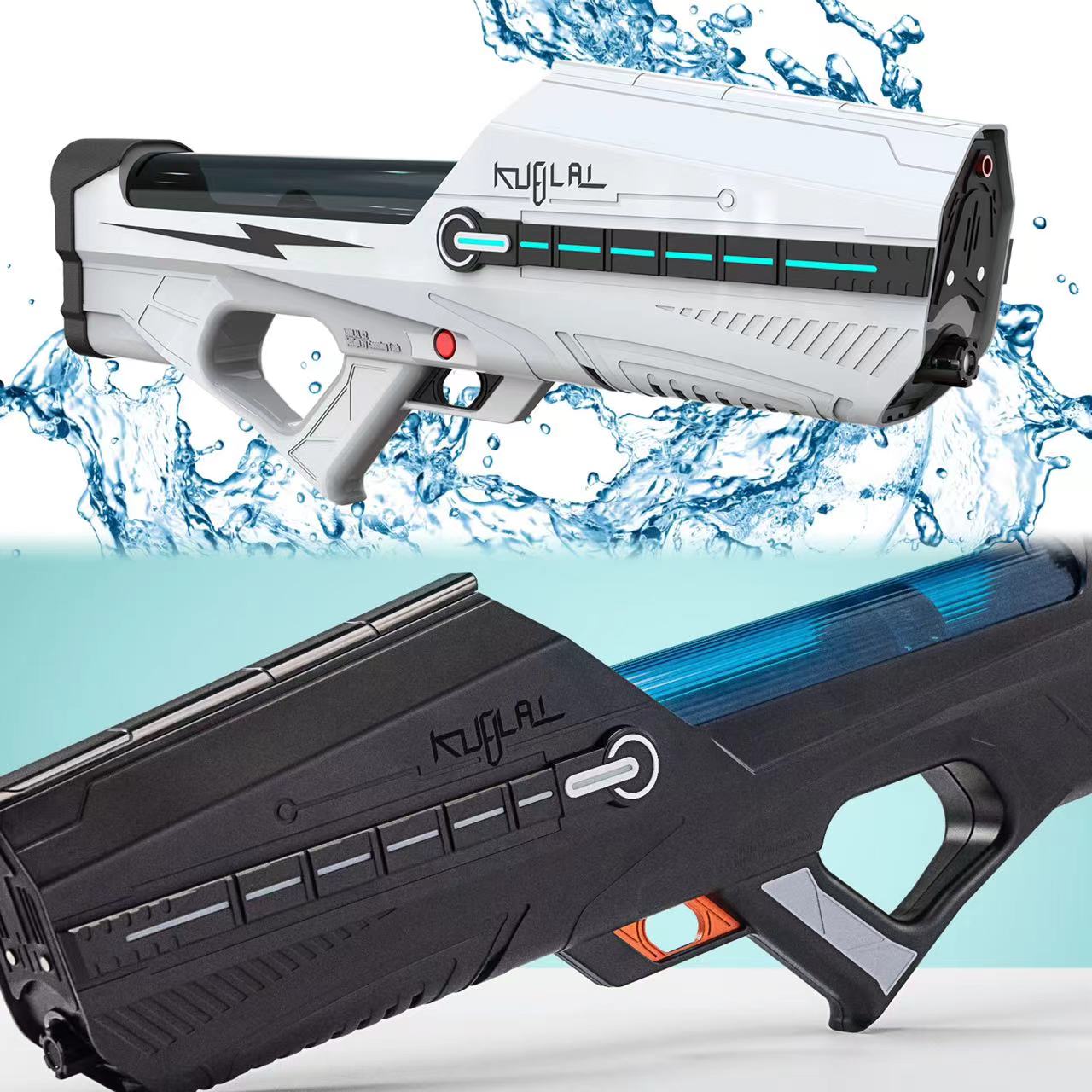 Mongu Kublai S2 High-Performance Electric Water Gun Dual Pack - Black & White