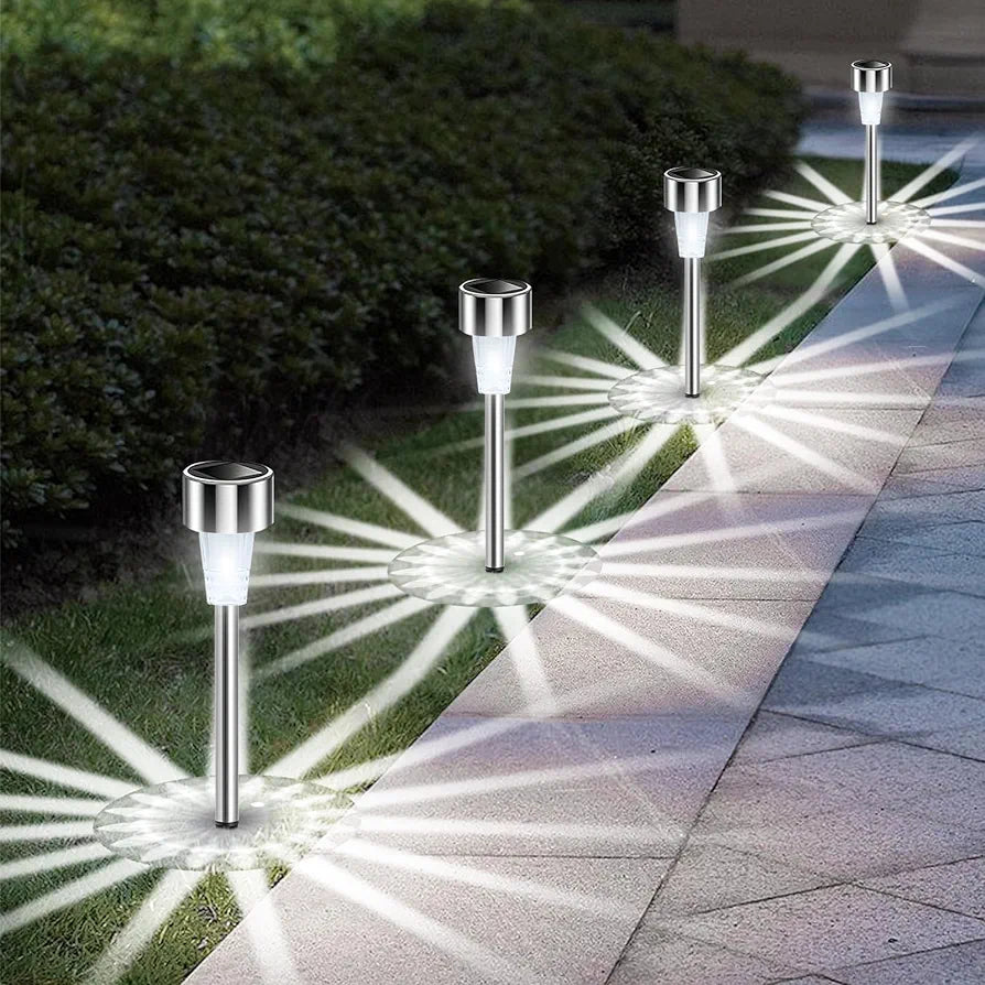 Pack Of 12 Solar Garden Lights