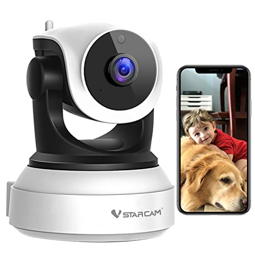 2K Pan/Tilt Security WIFI Camera for Baby Monitor, Puppy Camera, Motion Detection and Tracking, 2-Way Audio, Night Vision| CS24