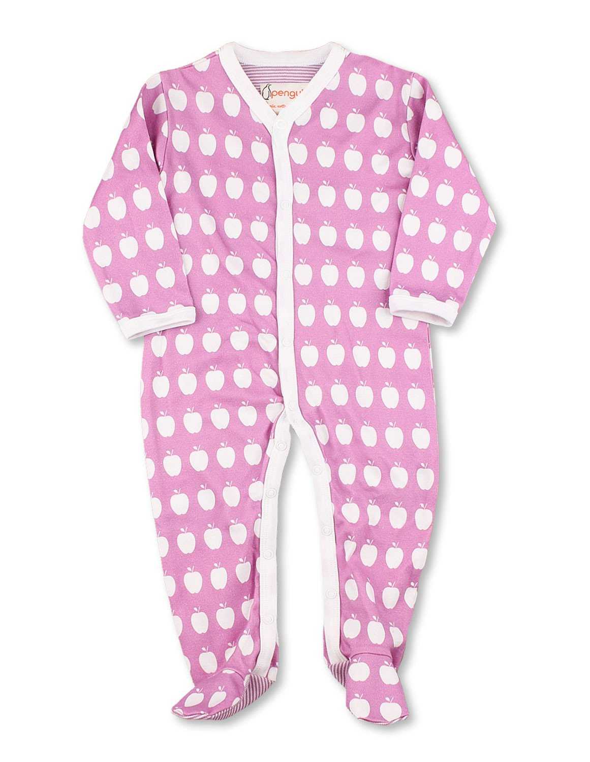 Apple One-Piece Pink Organic Cotton