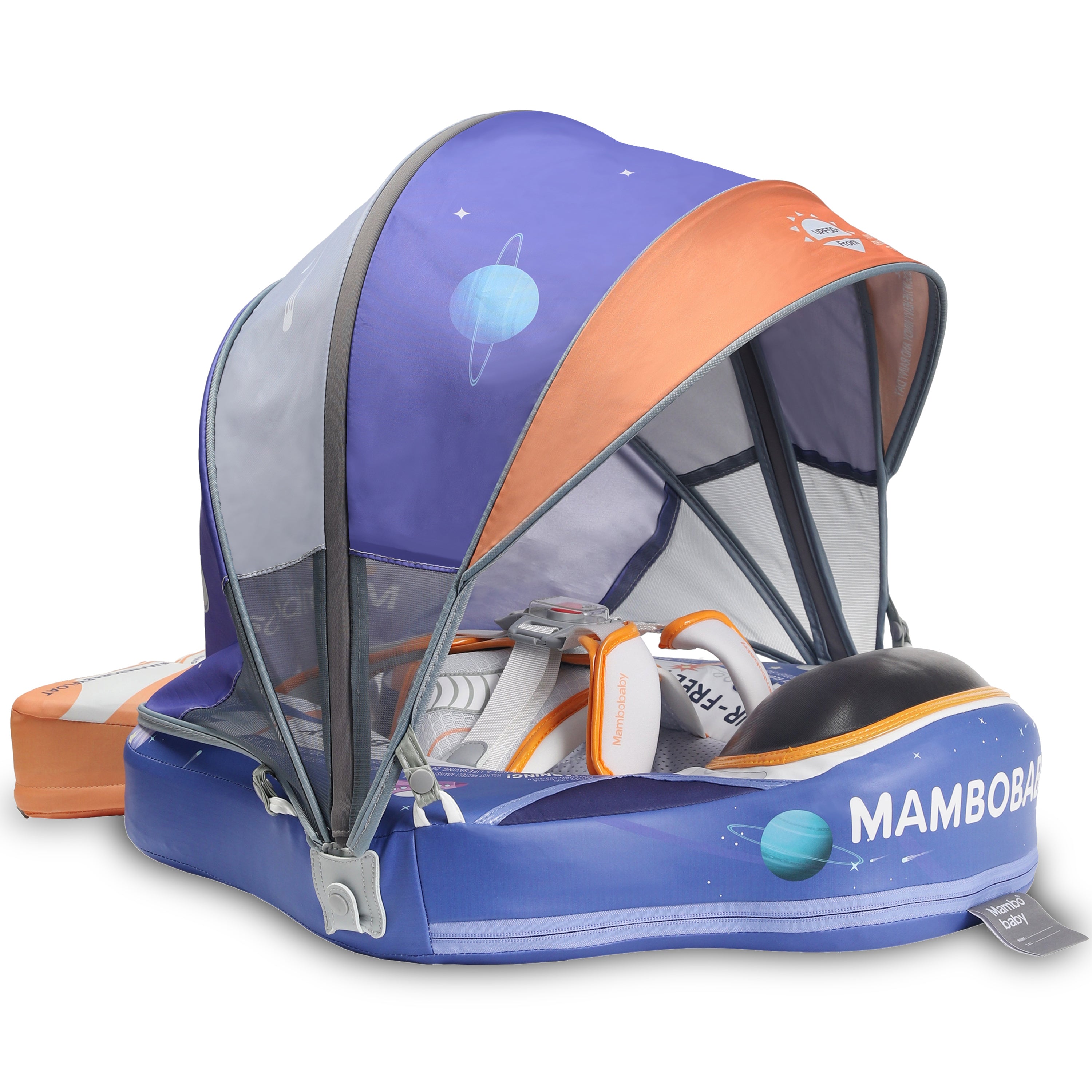 Mambobaby Swim Float with Canopy Astronauts