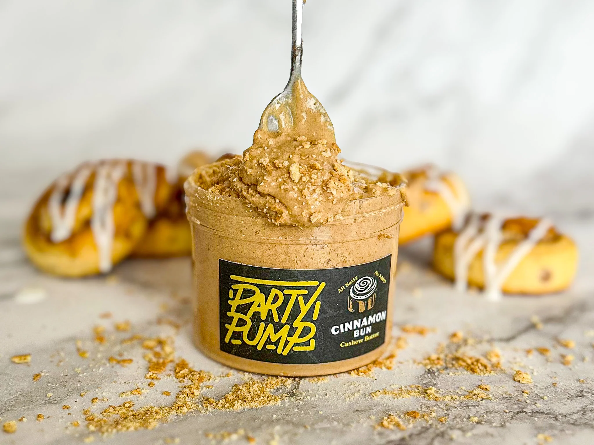 Cinnamon Bun Protein Cashew Butter