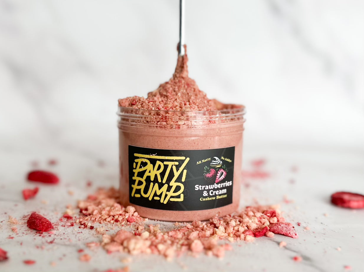 Strawberries & Cream Cashew Butter