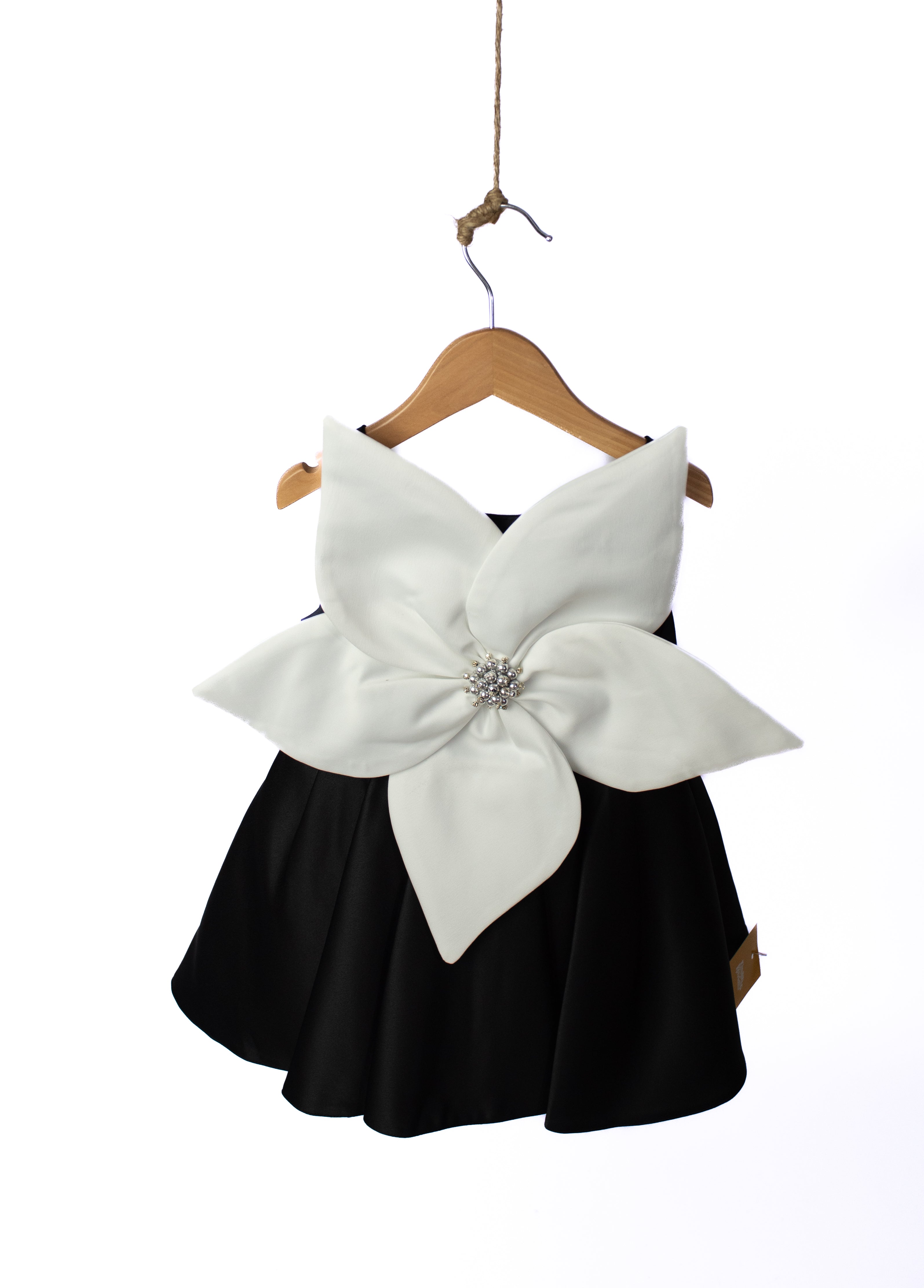 LaFleur Black Flower Toddler Girl Dress