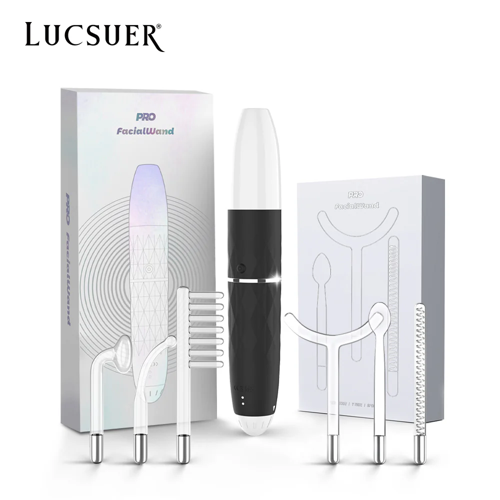 LUCSUER  Pro facial wand  –Tightening Beauty Instrument - All Skin Types-Cordless-6 in 1