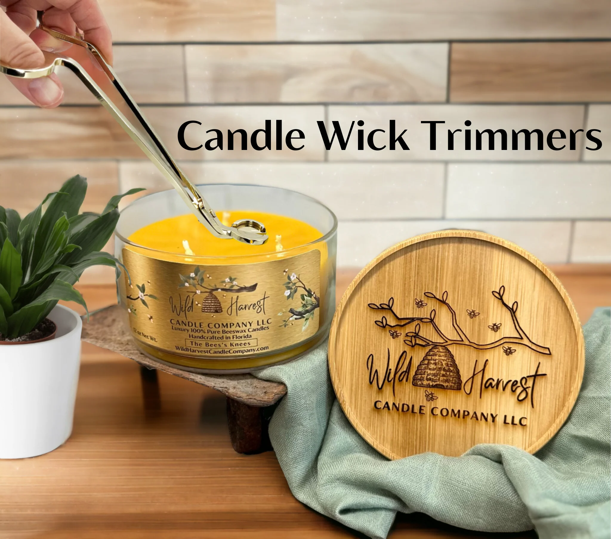 CANDLE WICK TRIMMER - High Quality Stainless Steel - Black, Gold, Silver