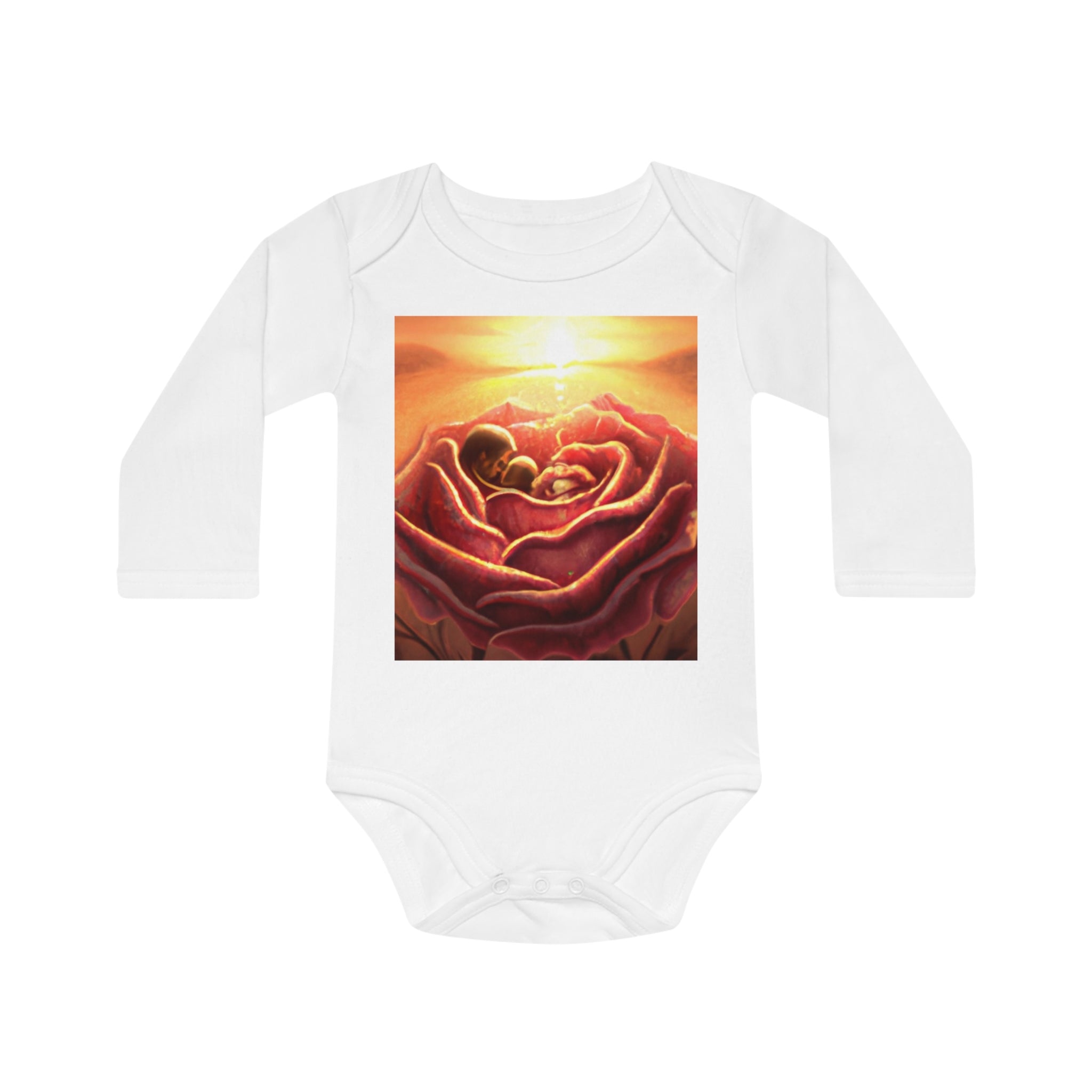 Baby Long-Sleeve Organic Bodysuit