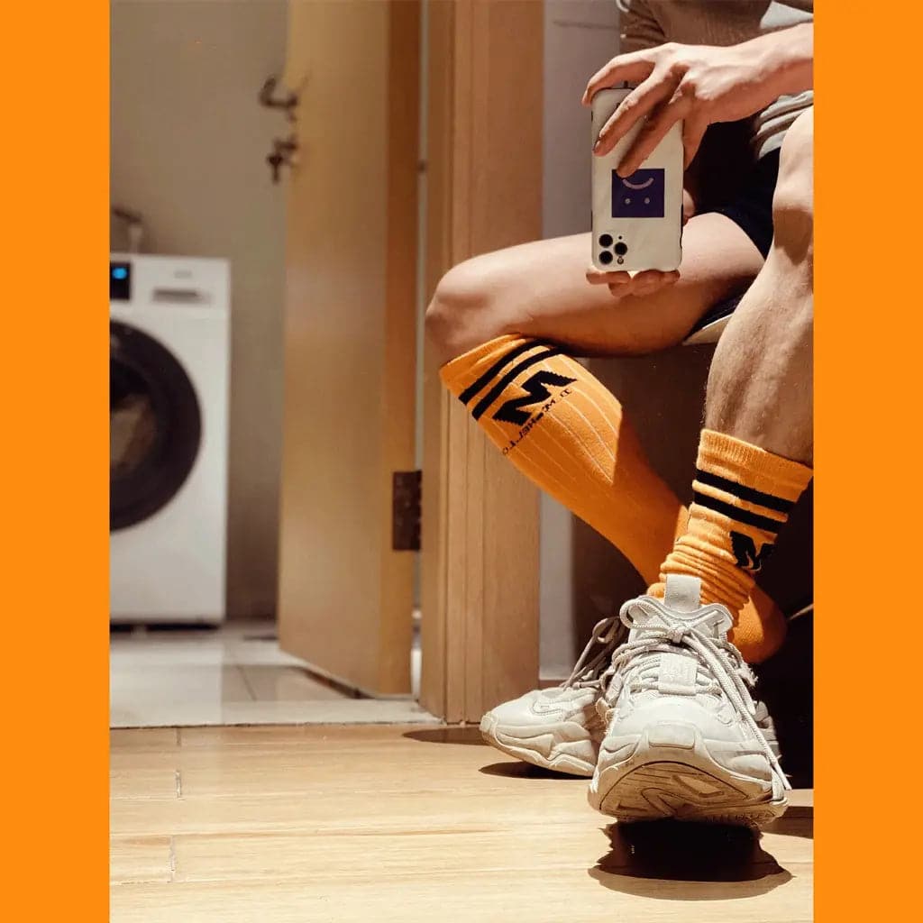 D.M Socks Men's Thigh High socks